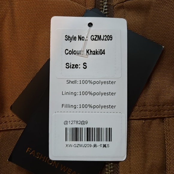 Men's Loose Fit Workwear Vest Fleece-Lined Durability Waterproof Mock-Neck Vest - Picture 14 of 16